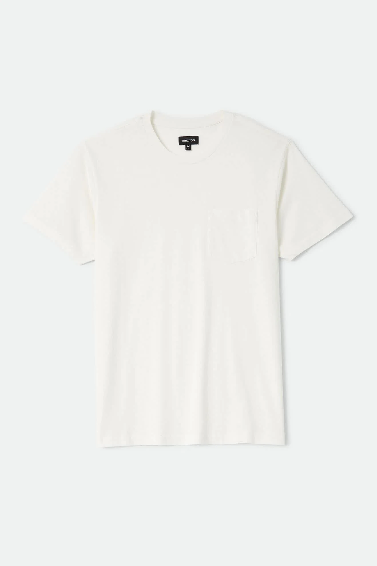 Brixton Baseline Pocket T-Shirt - Off White Vintage Wash