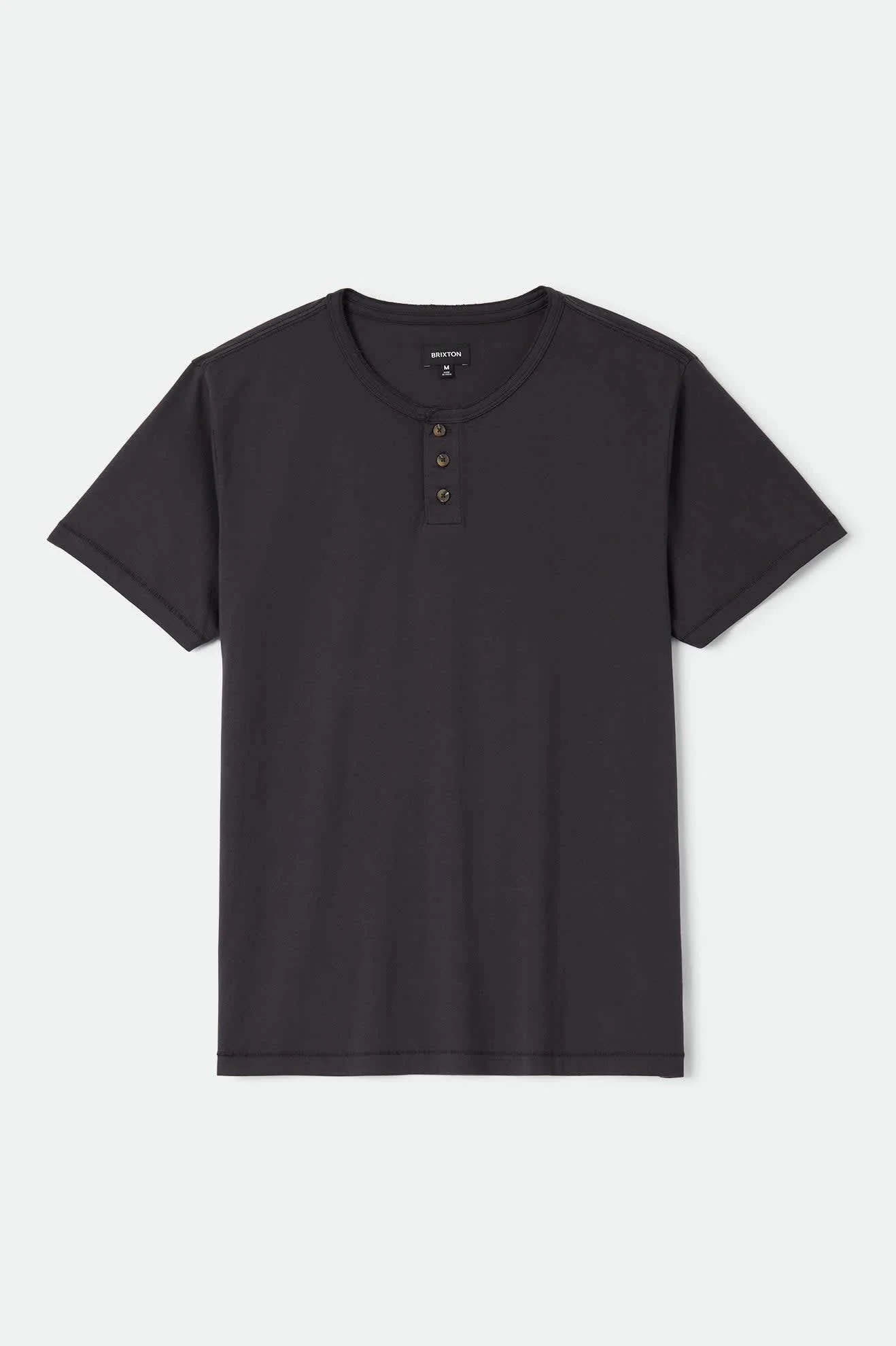 Brixton Baseline Henley T-Shirt - Black