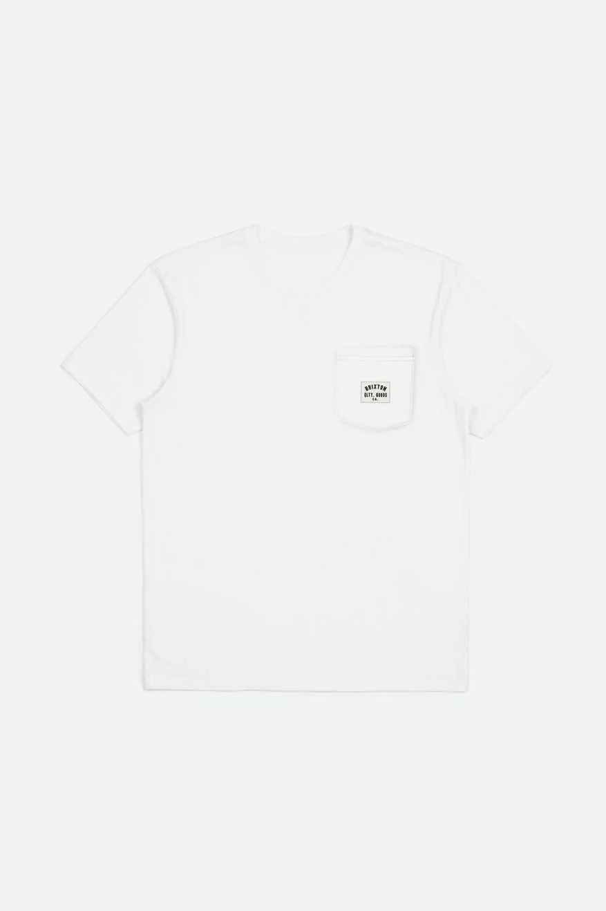 Woodburn Short Sleeve Tailored Pocket T-Shirt - White