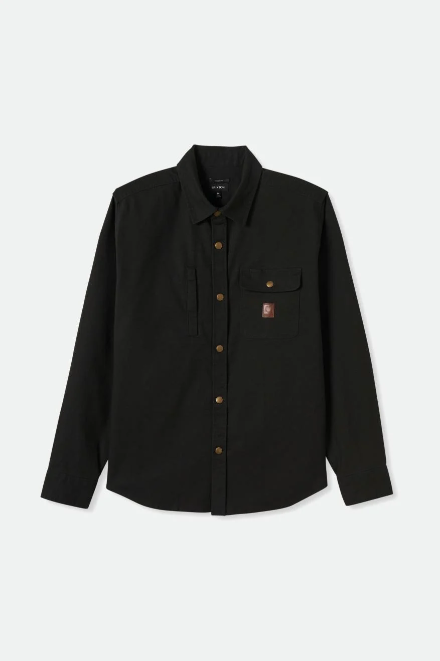 Builders Stretch Overshirt - Washed Black