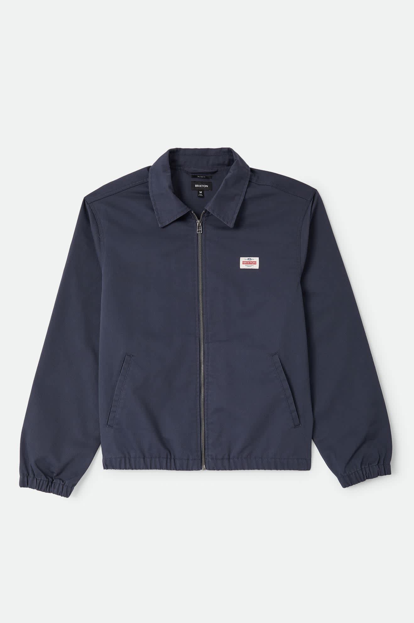 Trademark Lightweight Garage Zip Jacket - Washed Navy