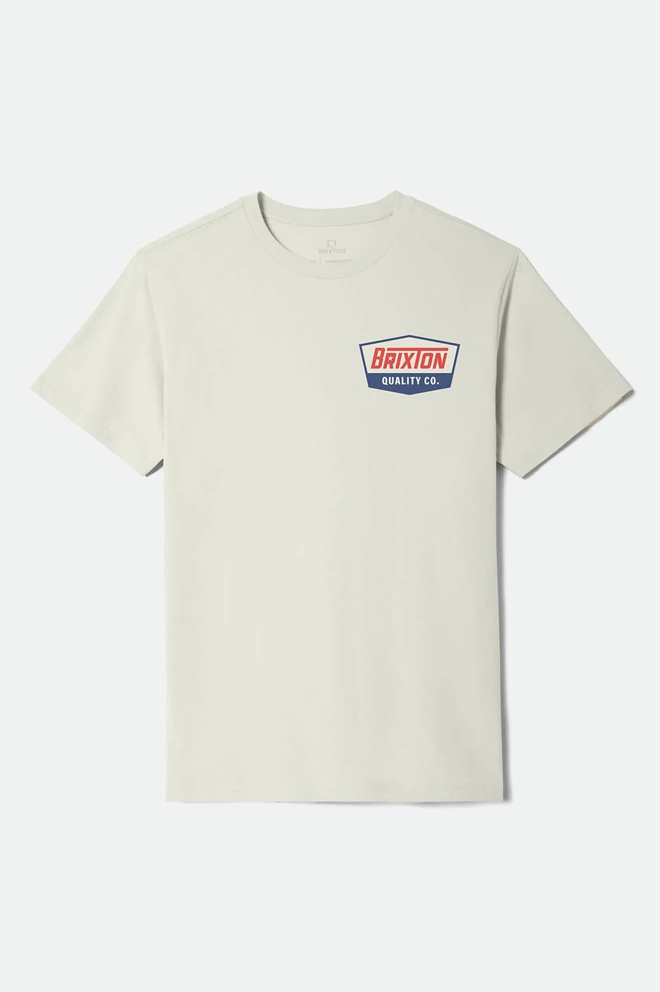 Regal Star Short Sleeve Standard T-Shirt - Cream/Navy/Red