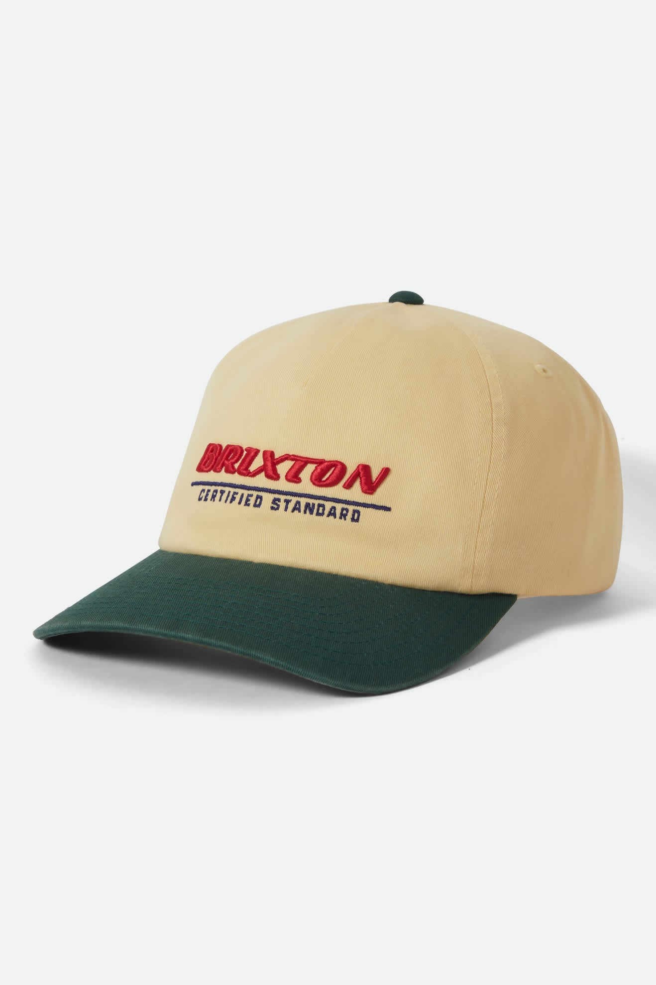 Brixton Certified Adjustable Hat - Washed Celestial Yellow/Mediterranean Teal
