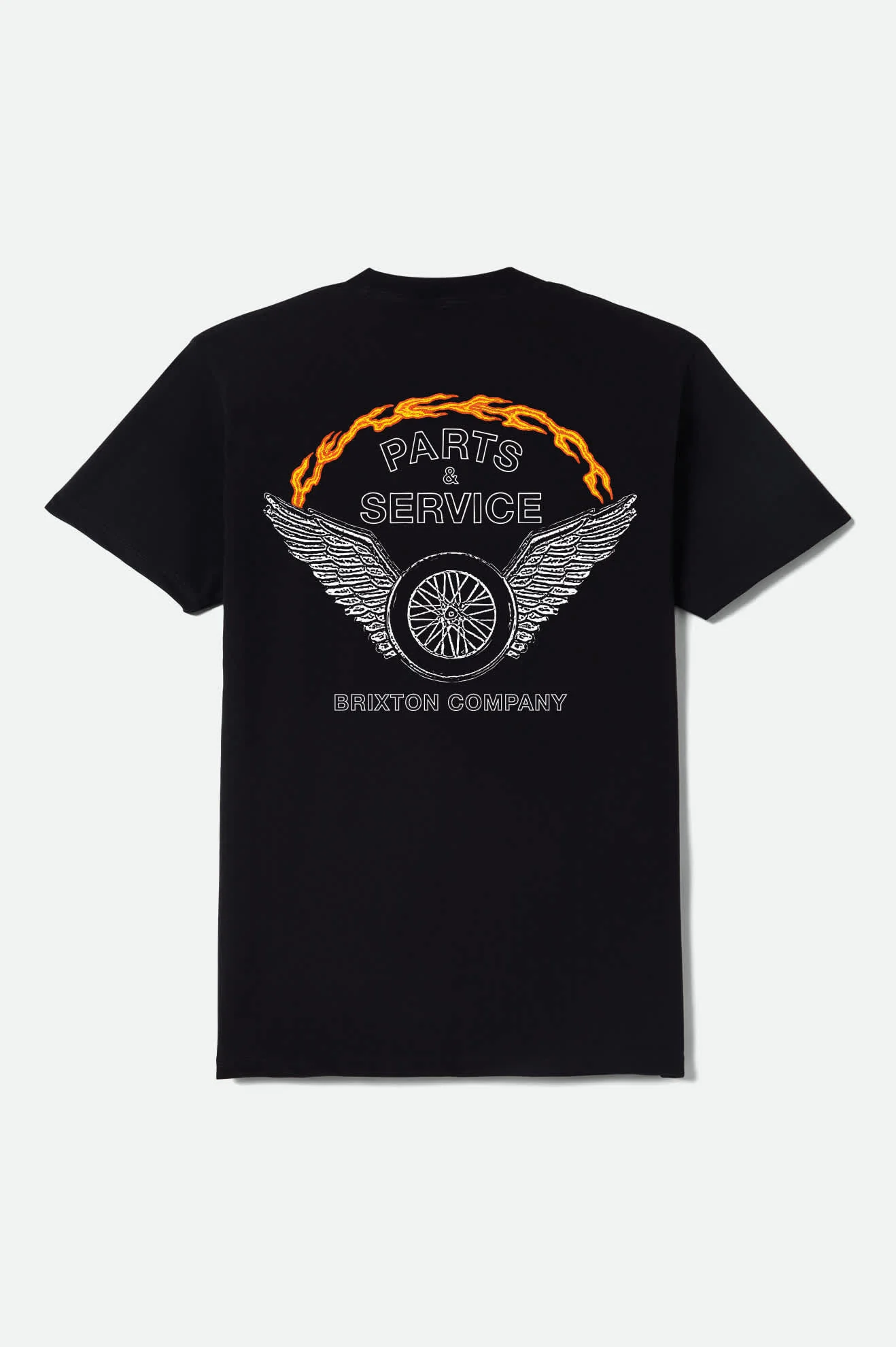 Leeway Short Sleeve T-Shirt - Black Worn Wash