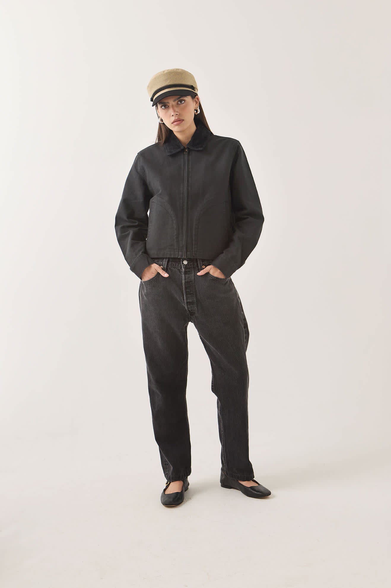 Mechanics Women's Garage Zip Jacket - Black