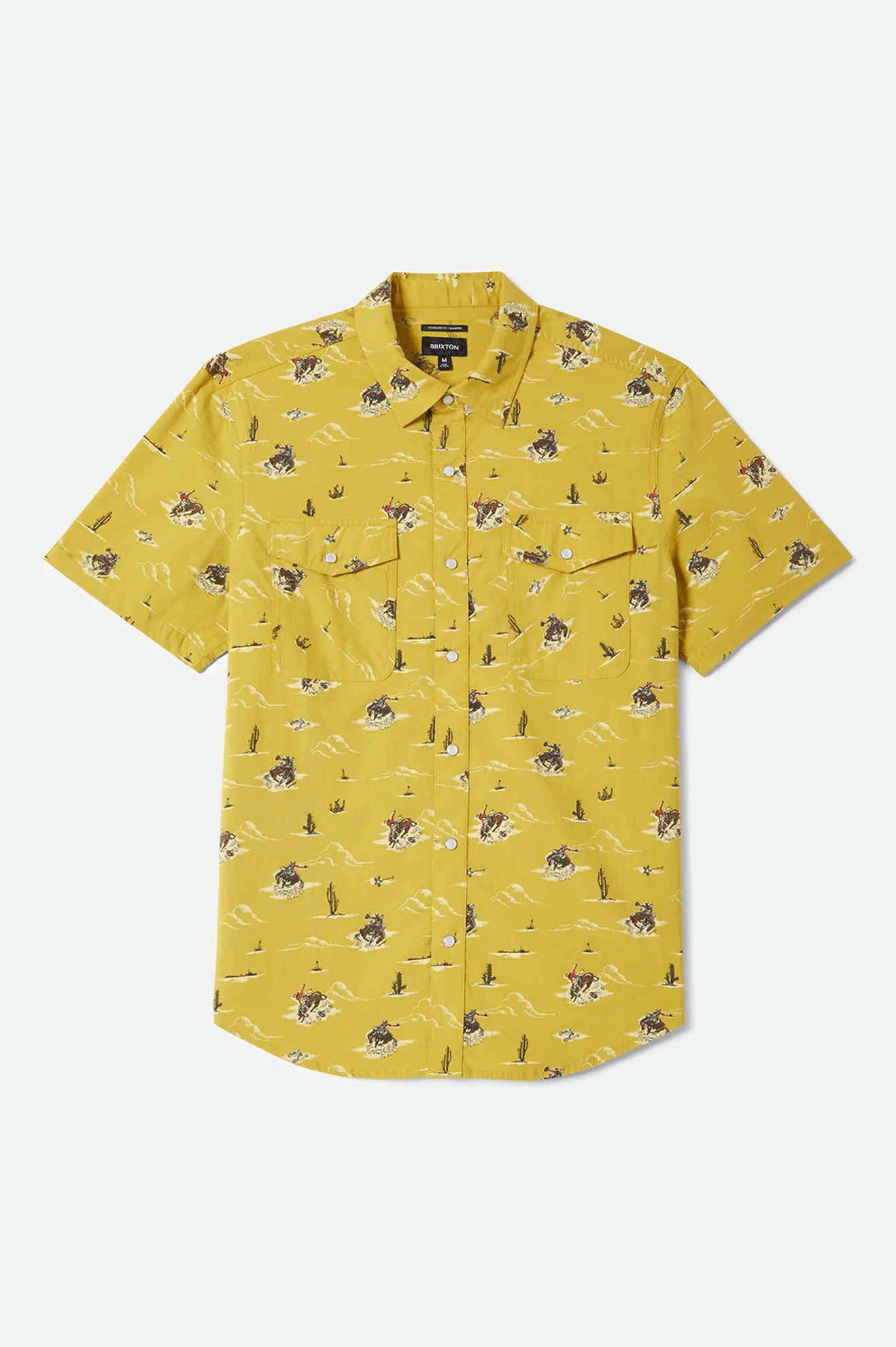 Lone Star X Brixton Short Sleeve Shirt - Texas Gold