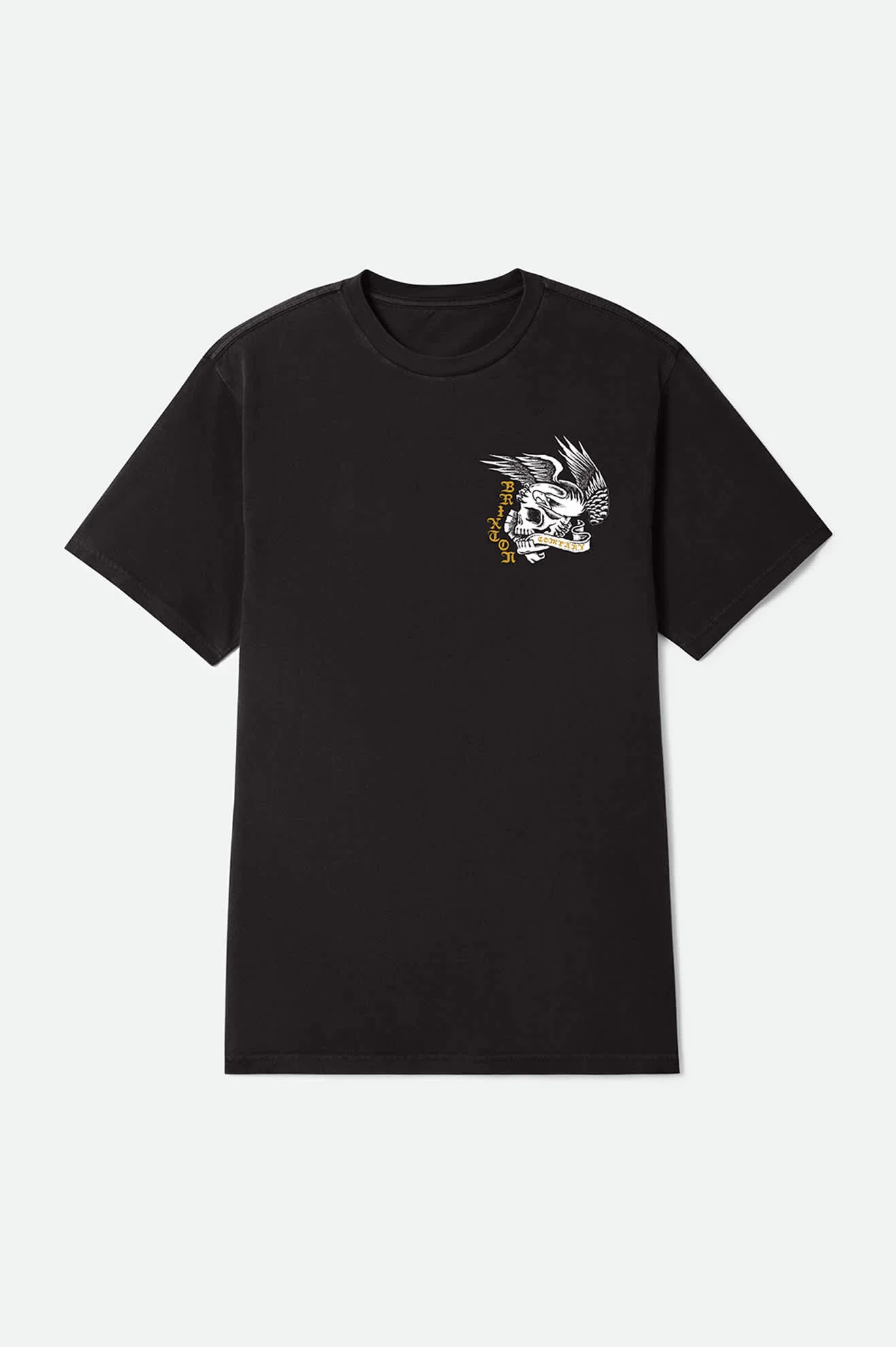 Wolcott Short Sleeve Standard T-Shirt - Black Worn Wash