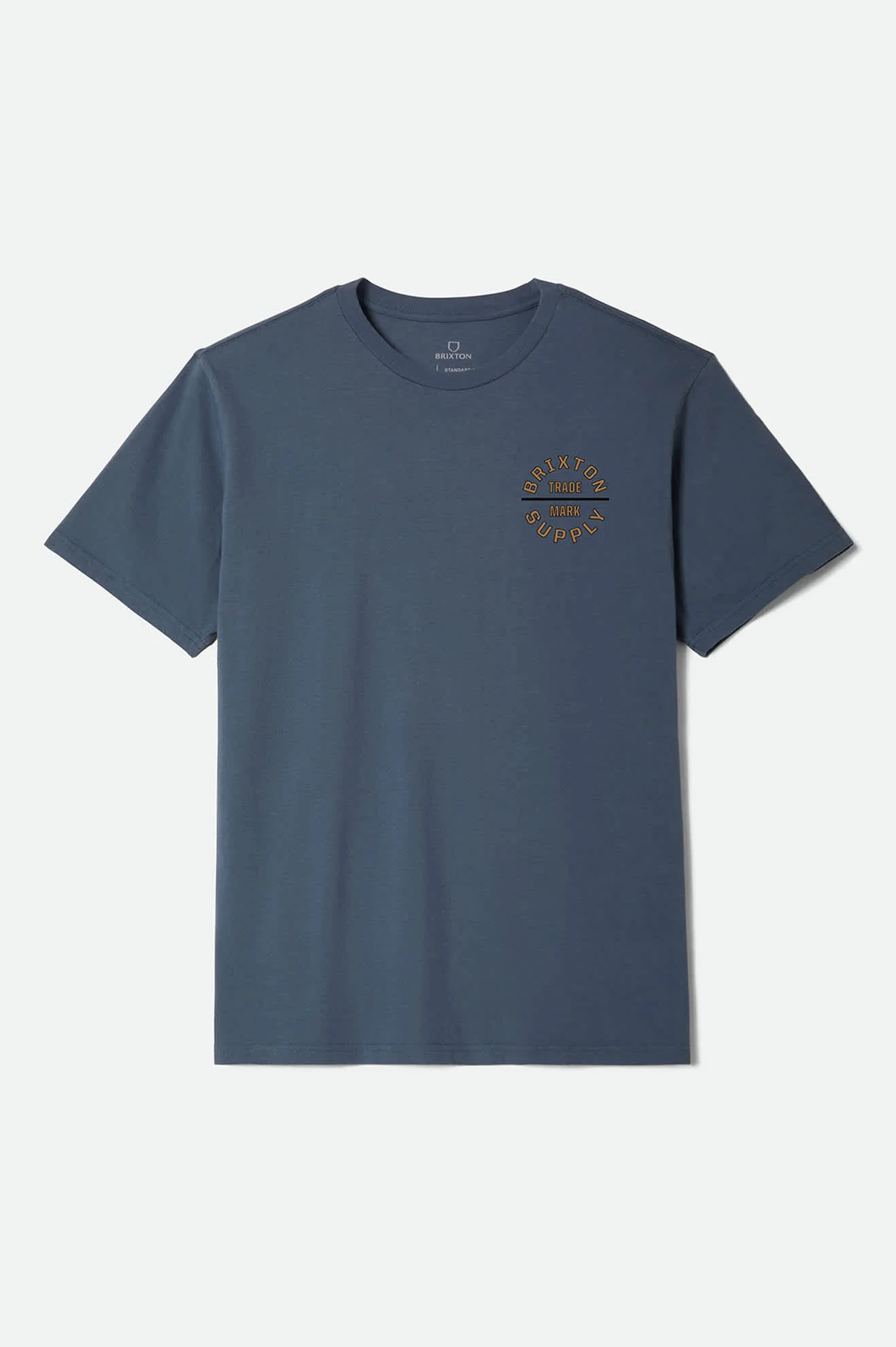 Oath V Short Sleeve Standard T-Shirt - Ocean Breeze/Light Brown/Black