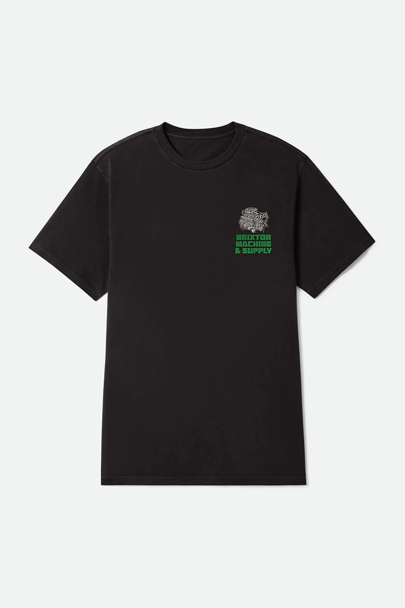 Machine Short Sleeve Standard T-Shirt - Black Worn Wash