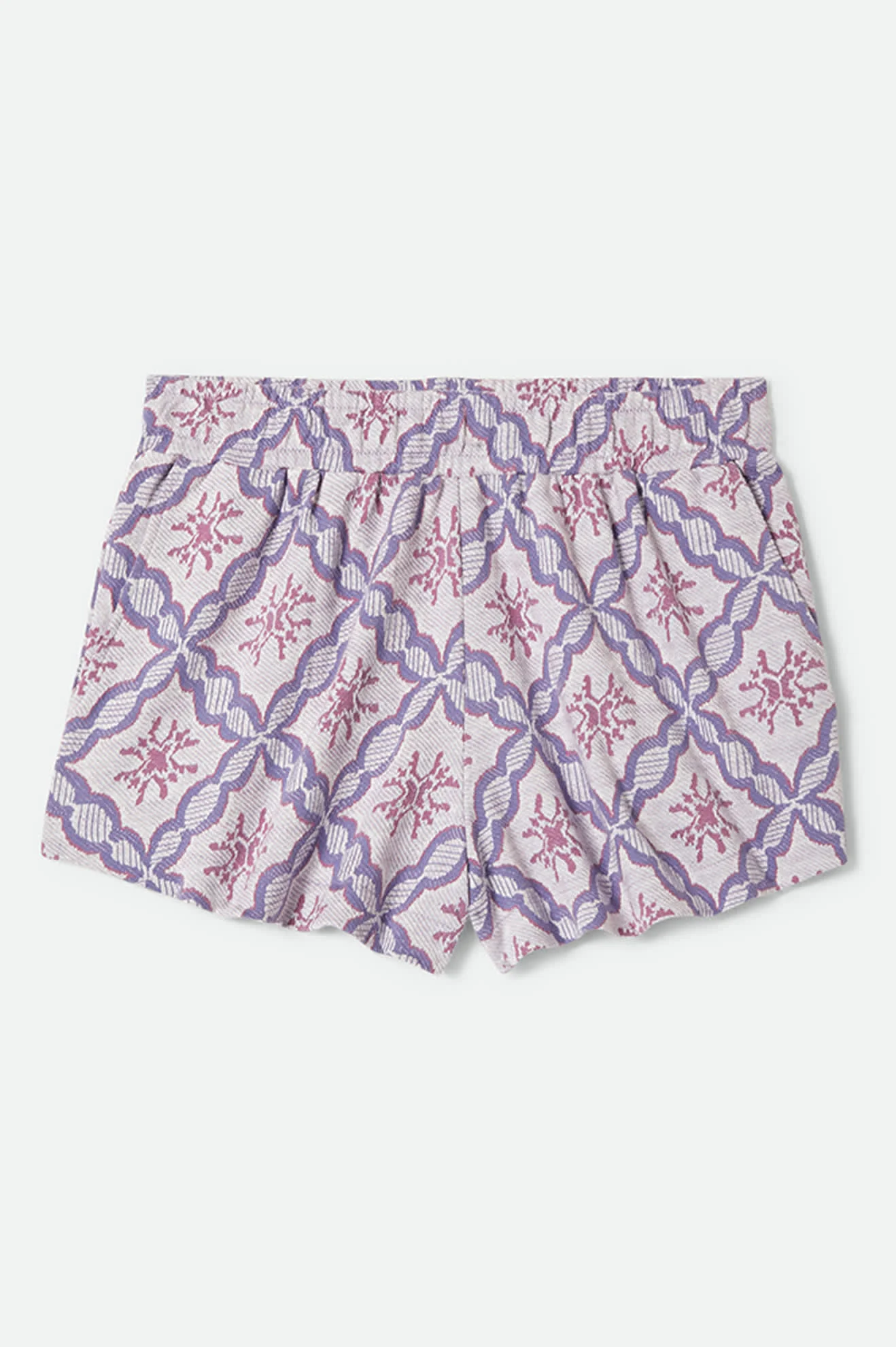 Post Playa E-Waist Short - Off White/Blue Tile