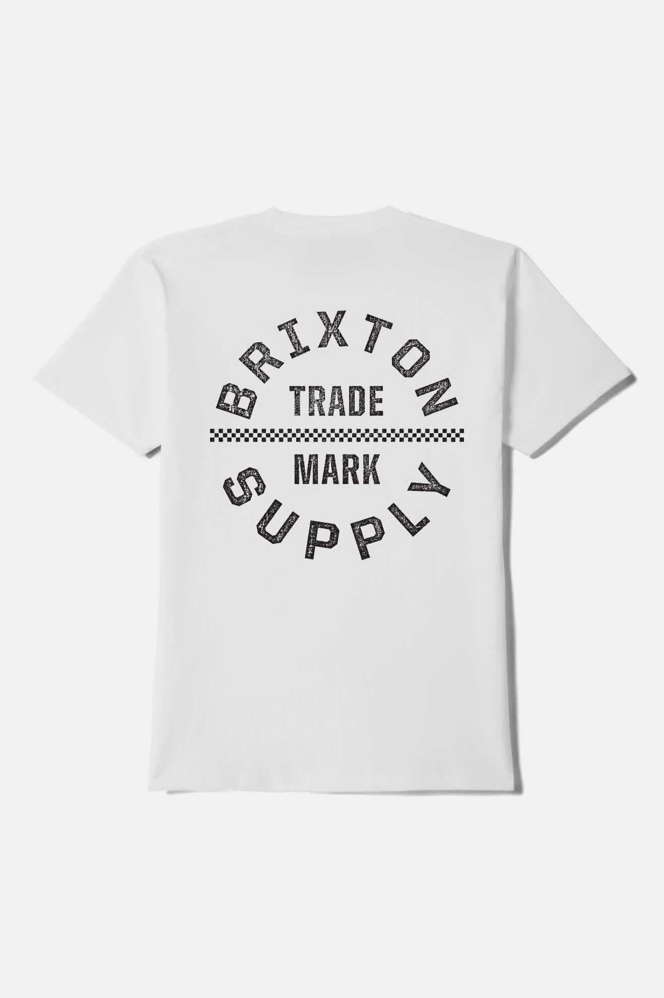 Oath V Short Sleeve T-Shirt - White/Black/Checkered