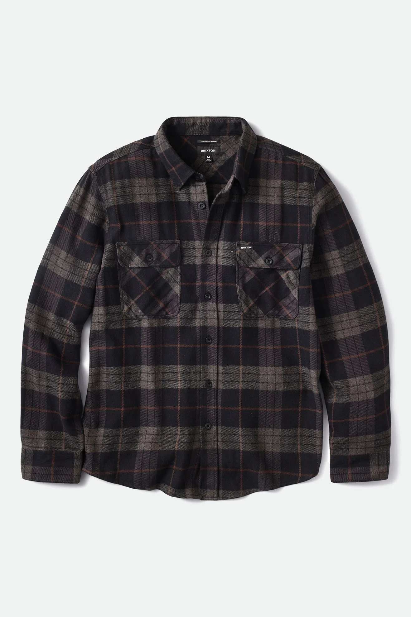 Bowery Flannel - Black/Charcoal
