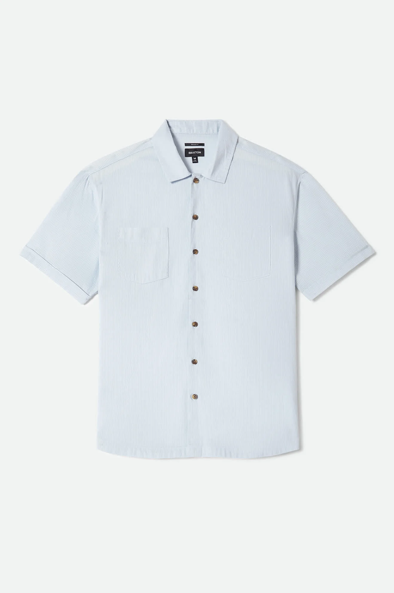 The Vintage Short Sleeve Shirt - Blue Aura