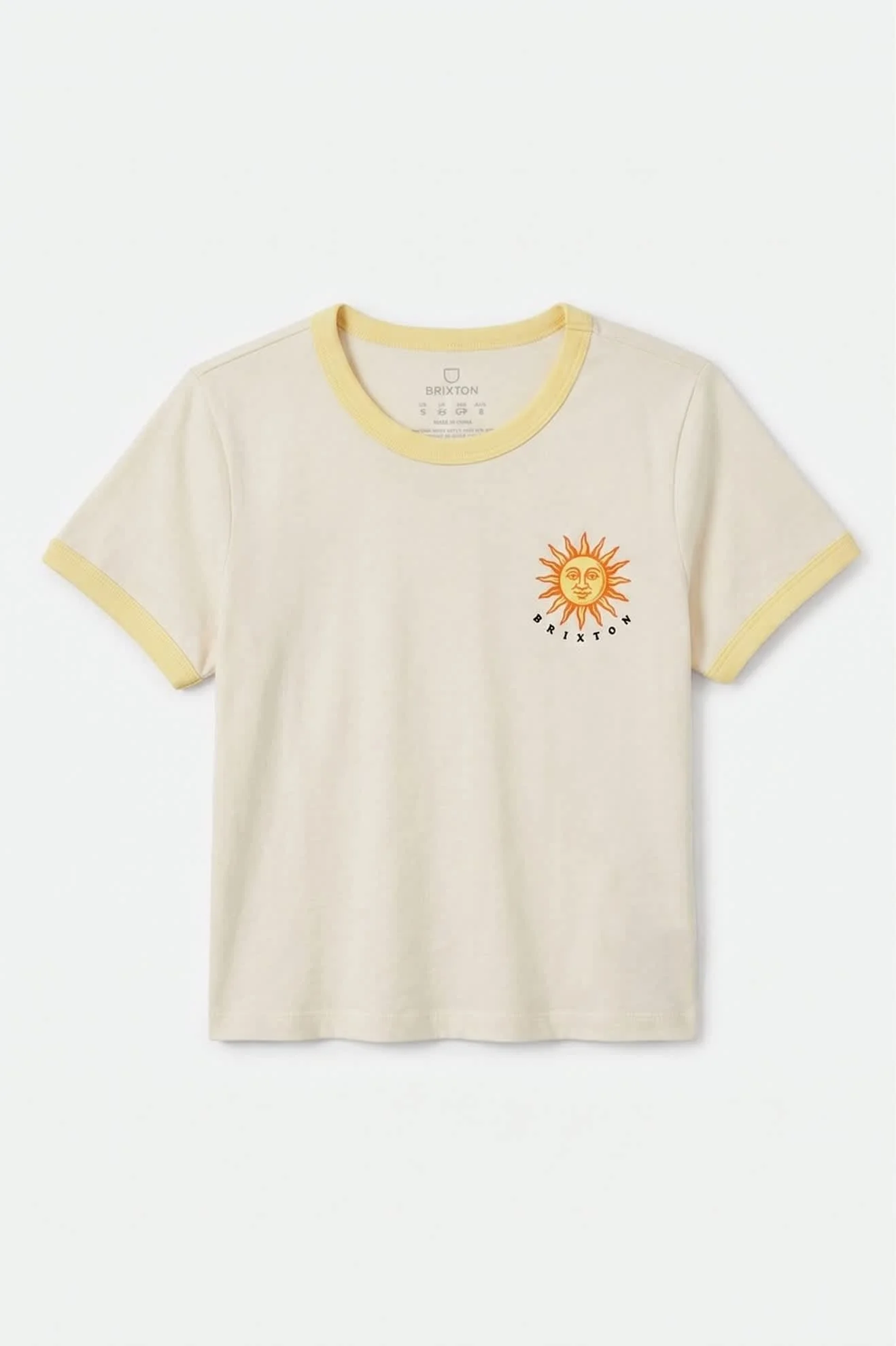 Sunny Days Baby T-Shirt - Off White/Celestial Yellow