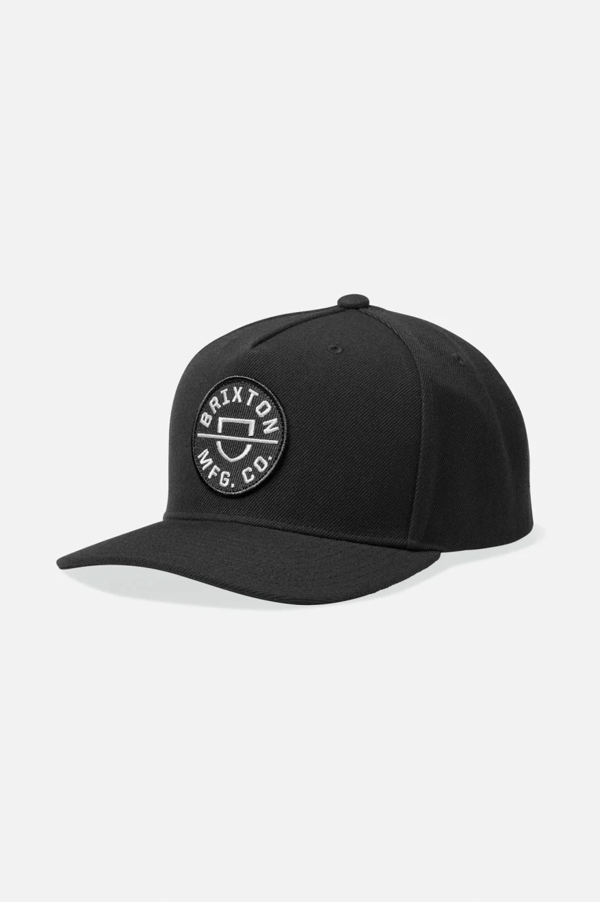 Crest Snapback - Black
