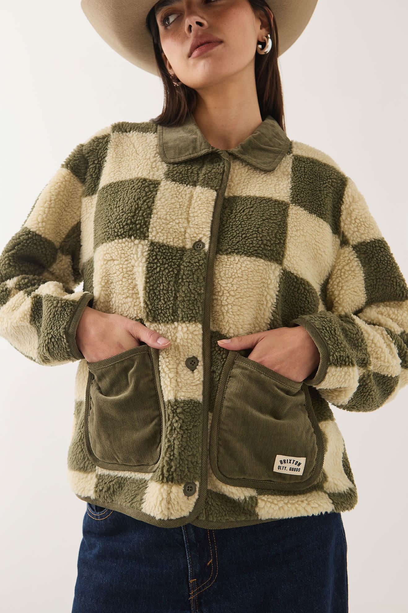 Delilah Quilted Jacket - Surplus/Natural