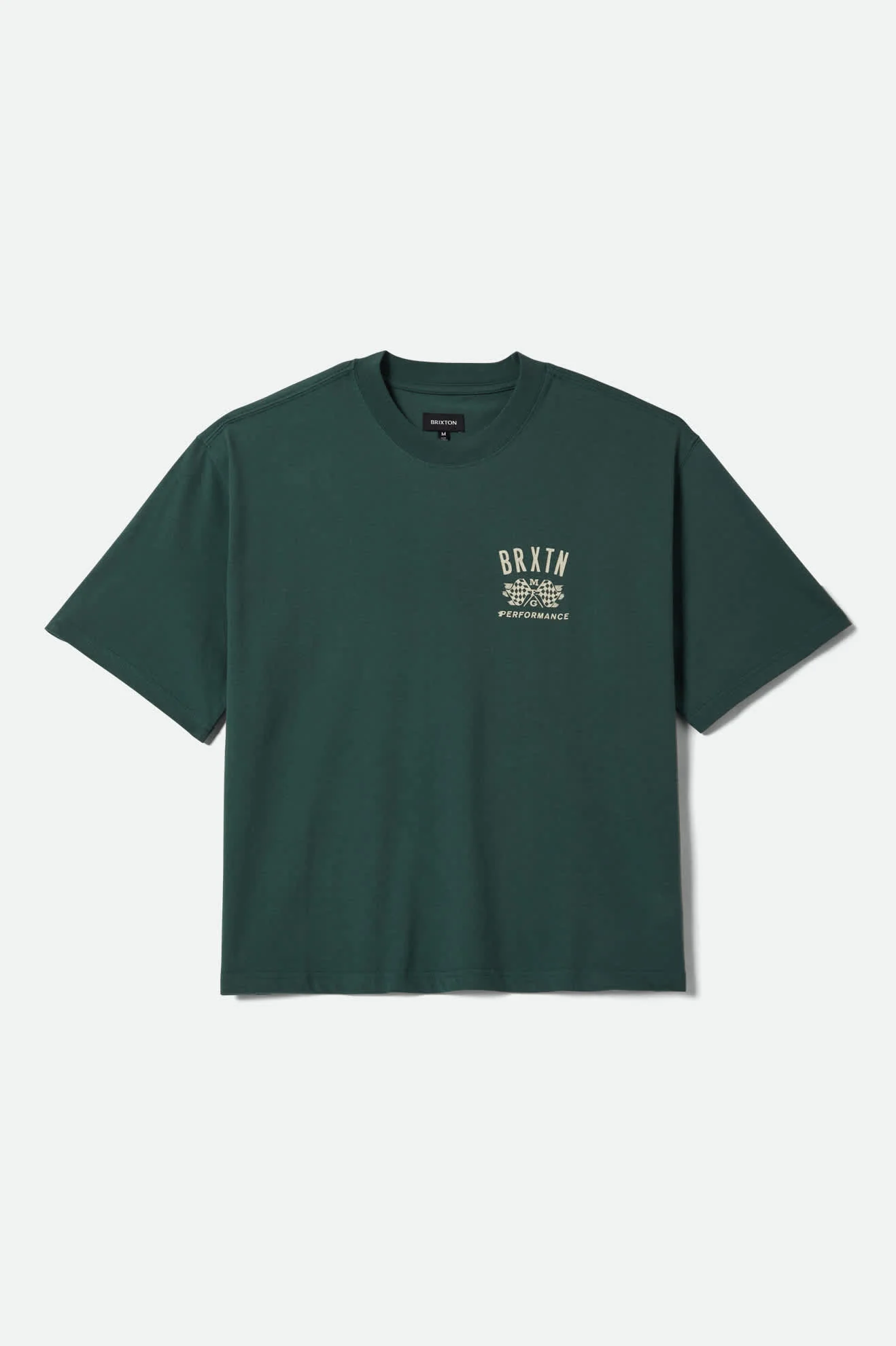 Primary Short Sleeve Cropped Shirt - Primal Green