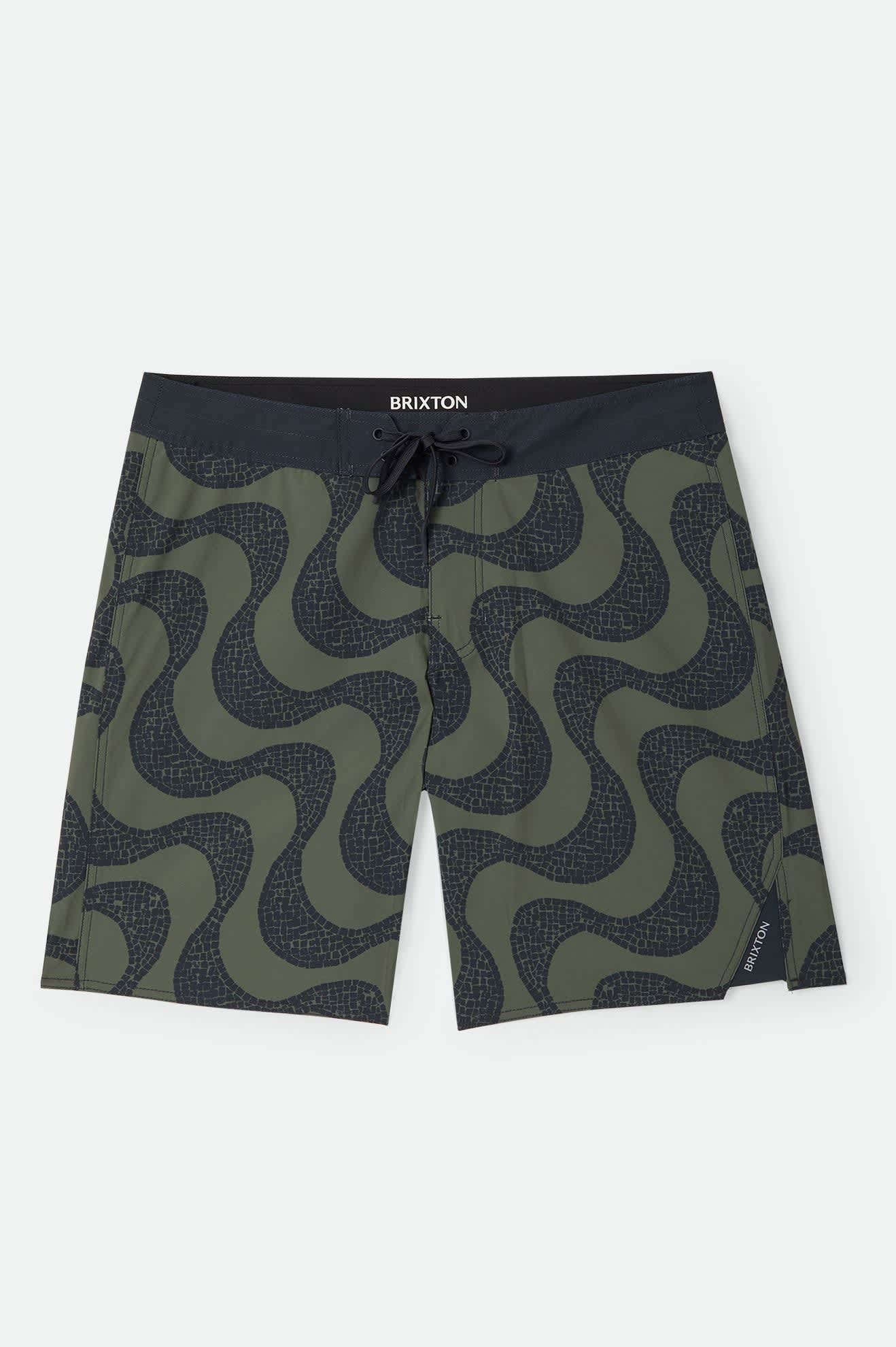 Blitz Boardshort 19 - Dark Olive/Black